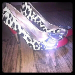 Unique made in Italy print high heels